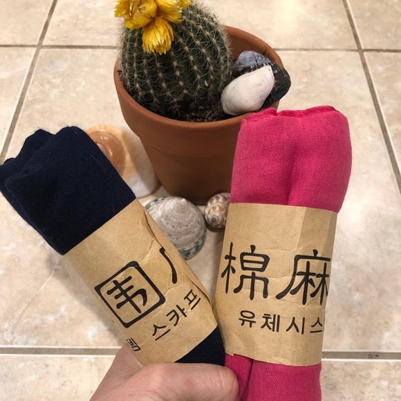 sbfashions Accessories - 🌈2PackNinaScarfSoftSimpleTravelGift/Blue&Pink